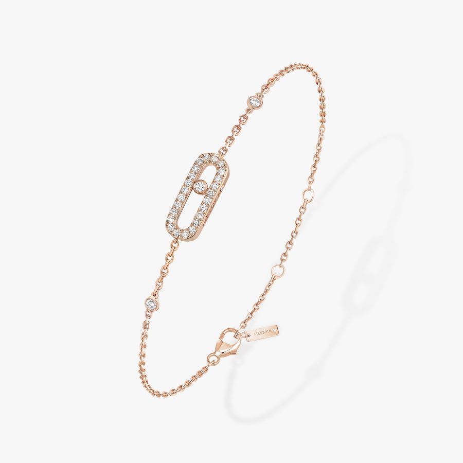 Bracelet Move Uno Pavé or et diamants