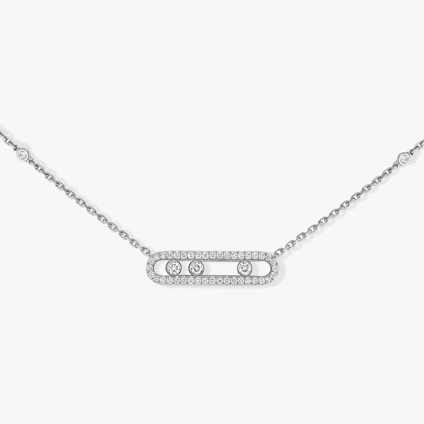 Collier Baby Move Pavé or et diamants