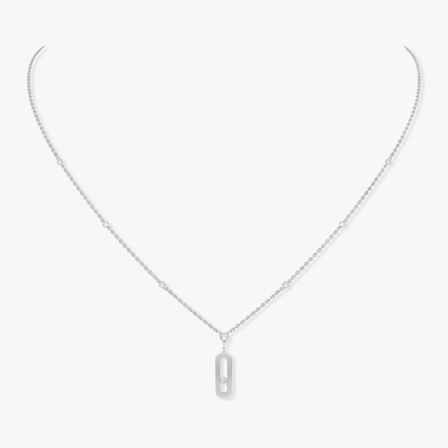 Collier Long Move Uno or et diamants