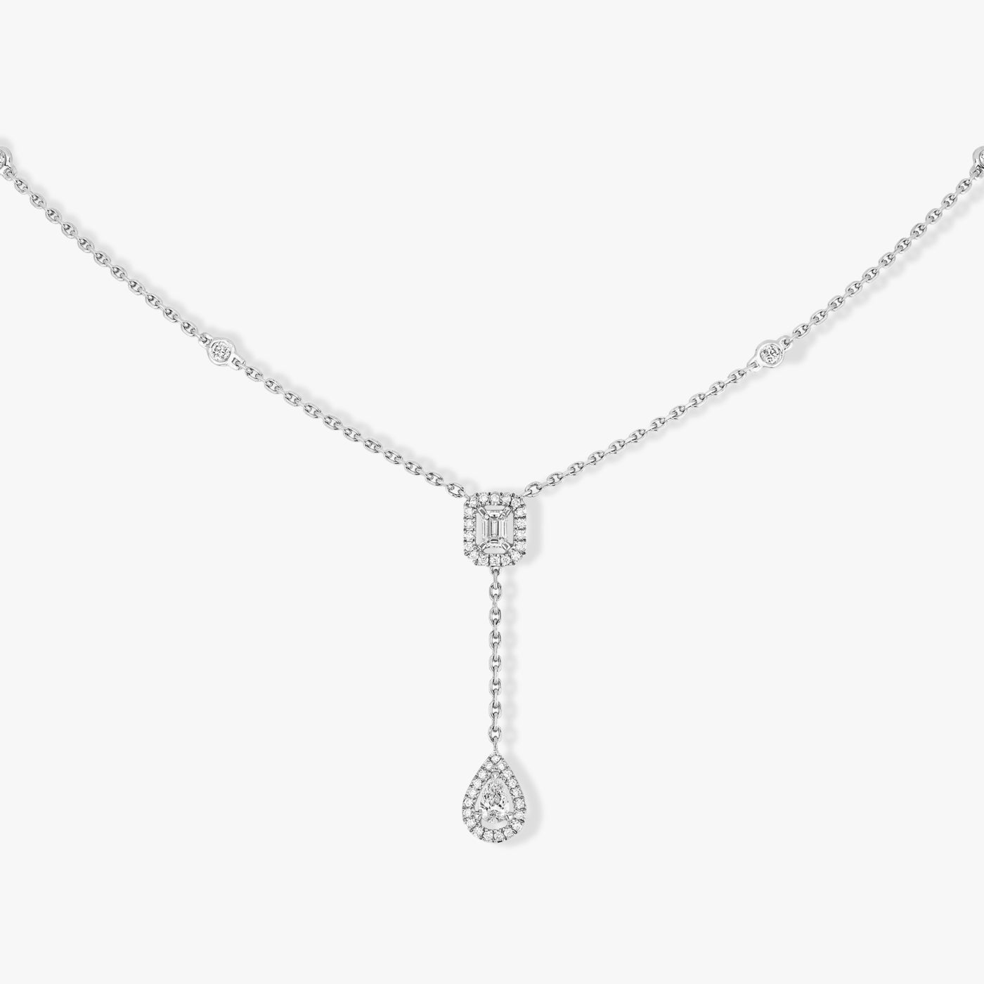 Collier Cravate My Twin or et diamants