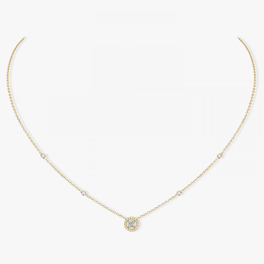 Collier Joy or et diamants grand modèle