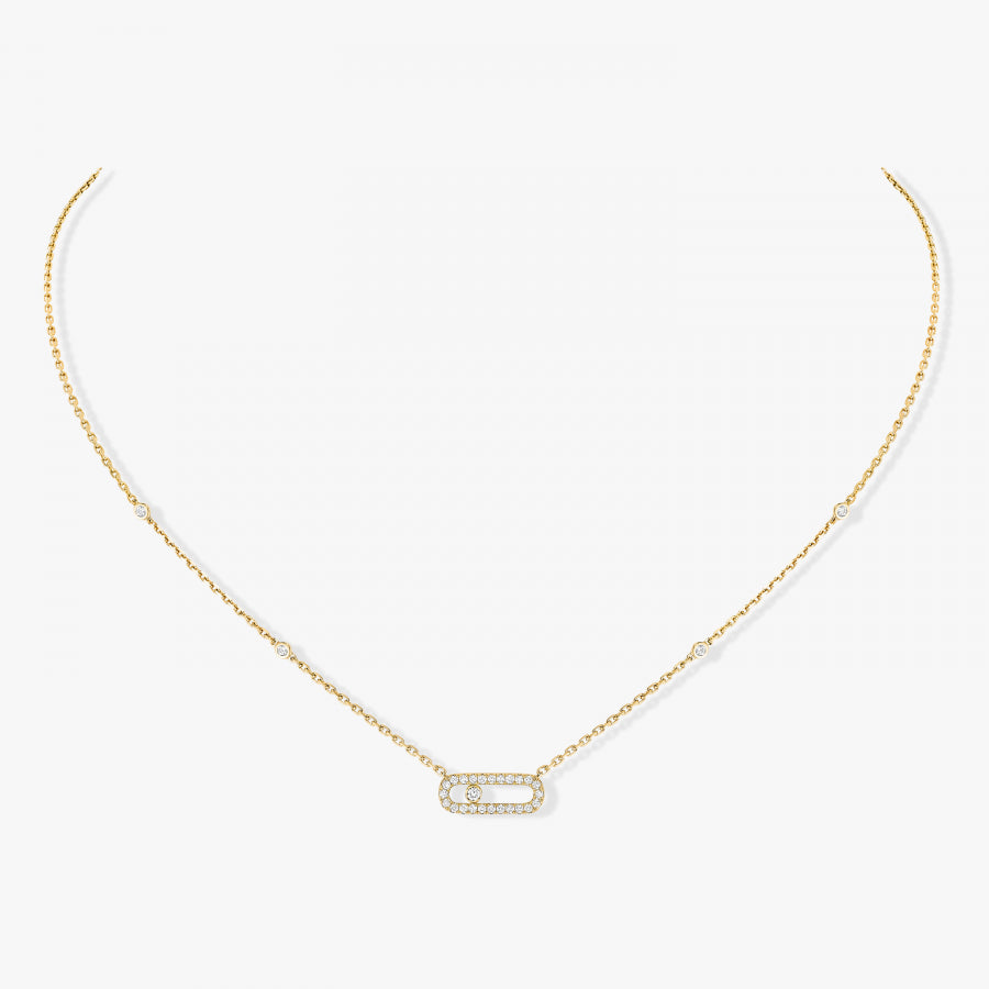 Collier Move Uno or et diamants
