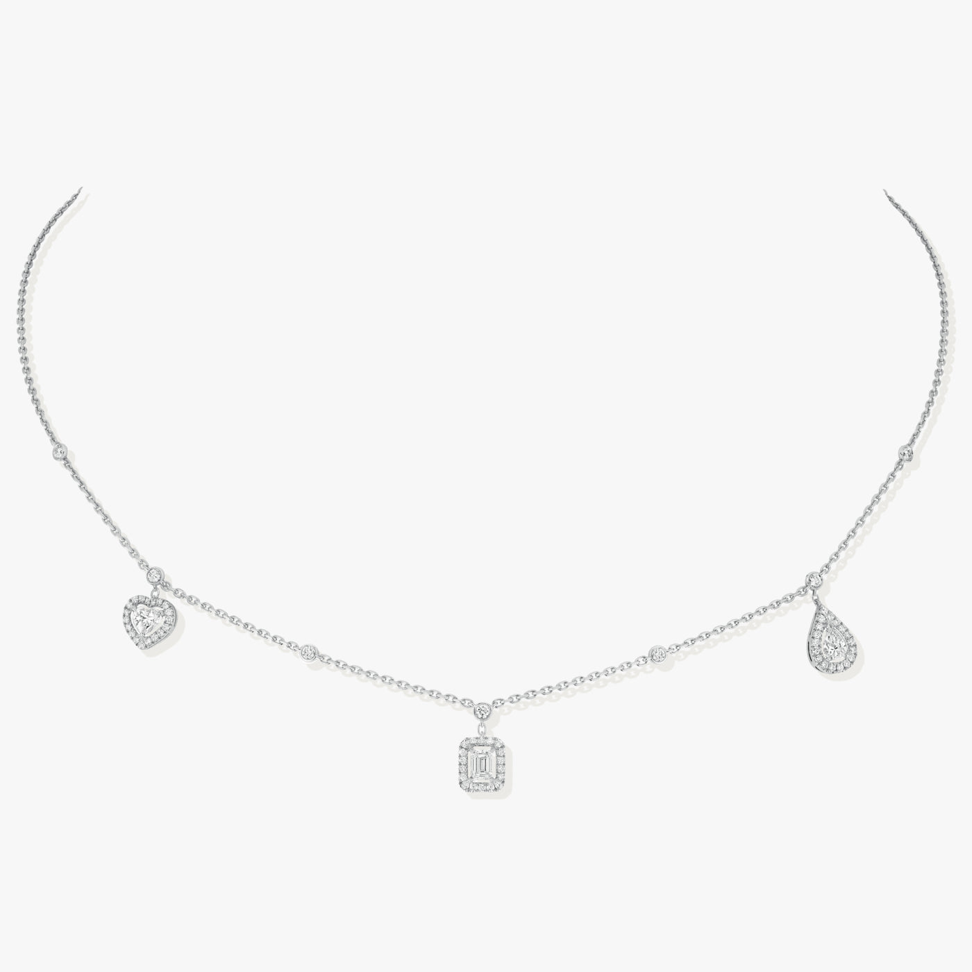 Collier My Twin Trio or et diamants