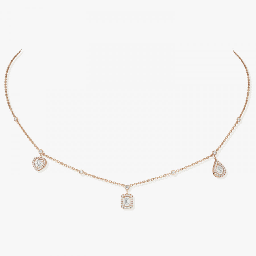 Collier My Twin Trio or et diamants