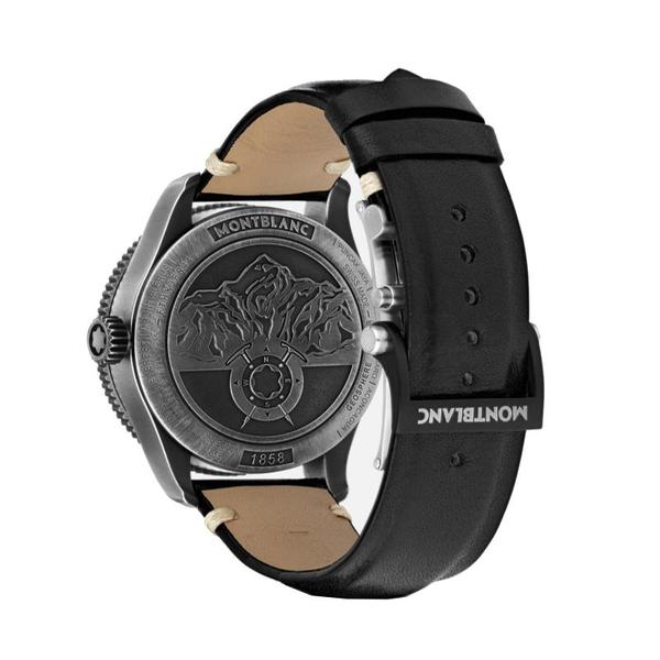 Montre Montblanc 1858 Geosphere Ultra Black (édition limitée)