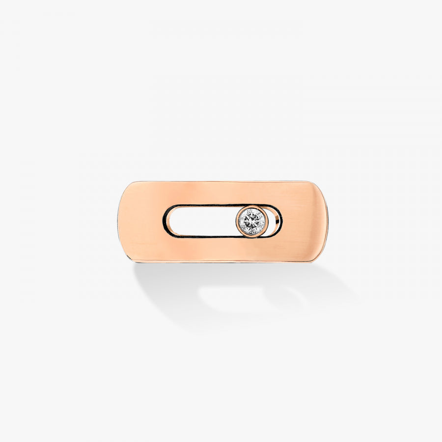 Bracelet My Move motif or et bracelet cuir double tour