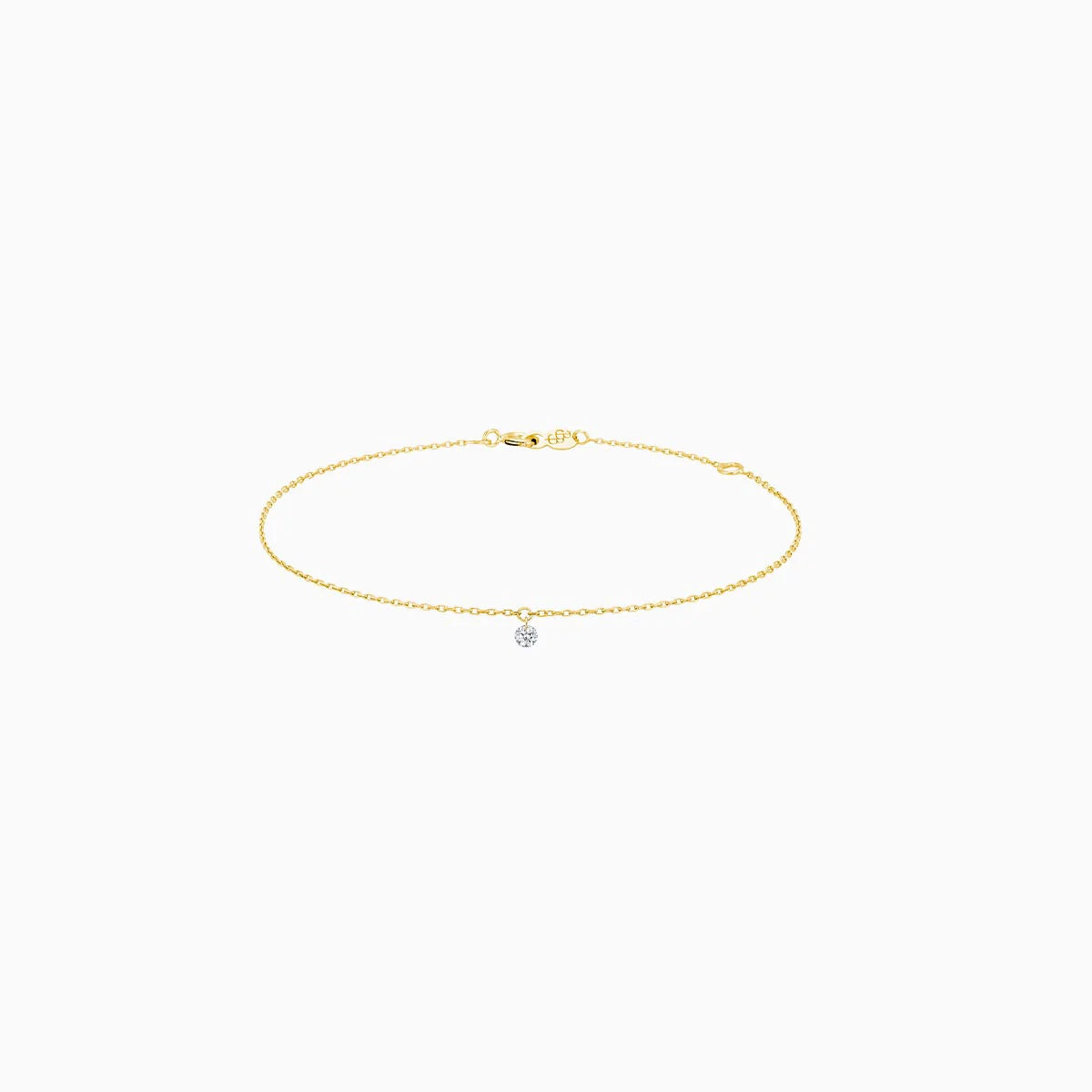 Bracelet 360° or jaune diamant 0.07ct