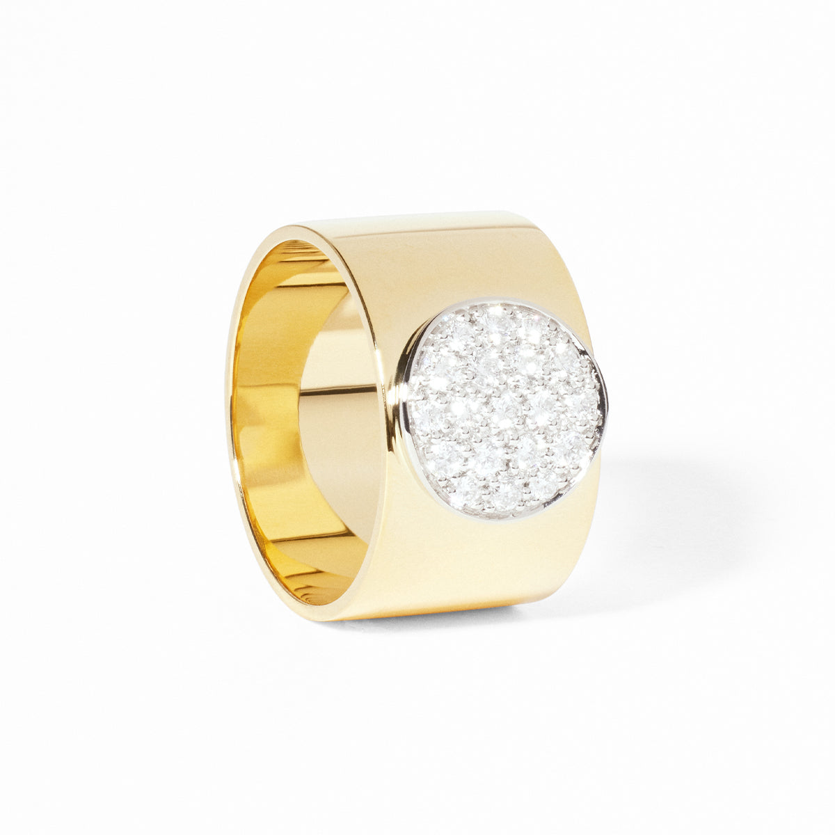 Bague Anthéa or jaune 18Kt et diamants