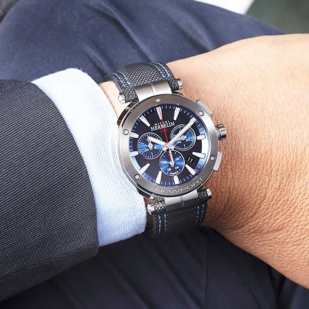 Montre Newport Chronographe