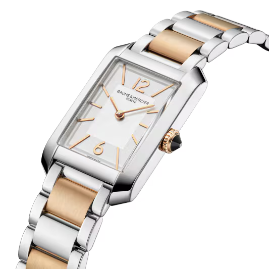 Montre Hampton acier or rose