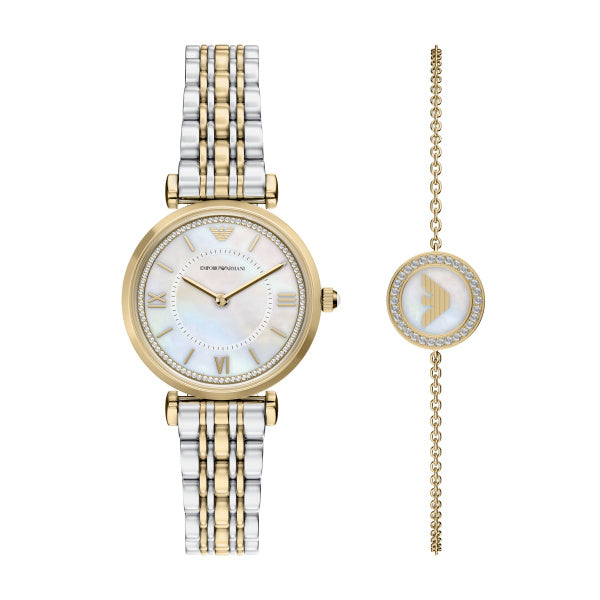 Coffret cadeau Montre Emporio Armani Gianni et bracelet