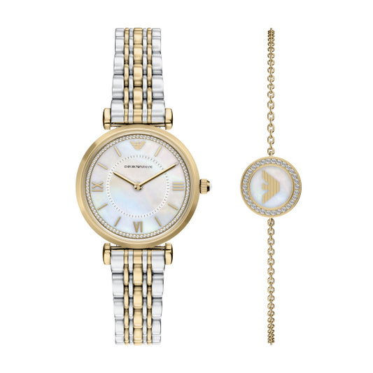 Coffret cadeau Montre Emporio Armani Gianni et bracelet