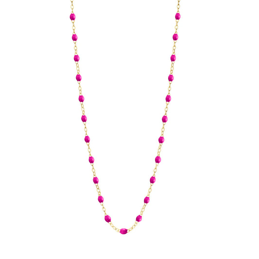 Collier Gigi Classique Bonbon or jaune 45cm