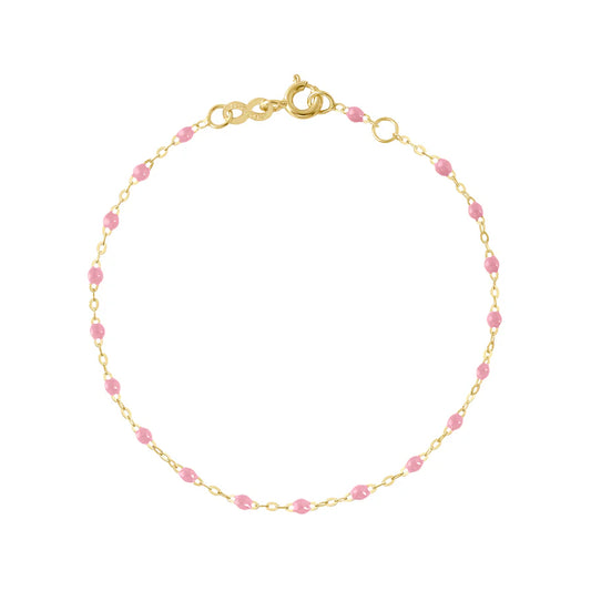 Bracelet Gigi Classique Blush or jaune 17cm