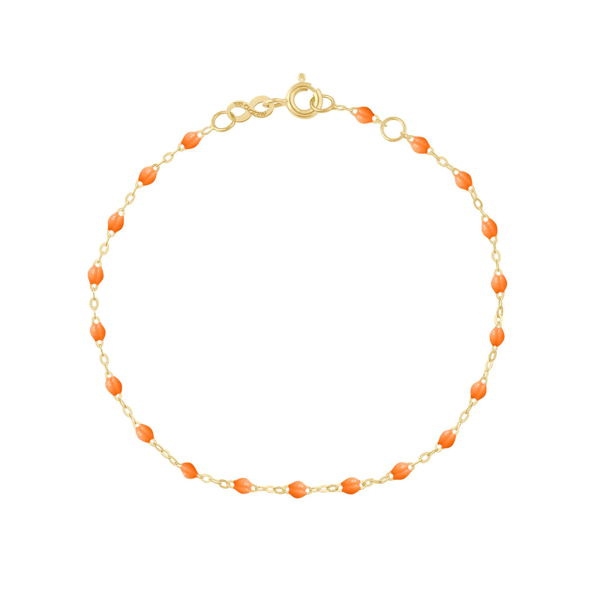 Bracelet Gigi Classique Mandarine or jaune 17cm