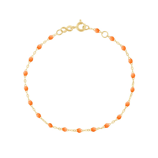 Bracelet Gigi Classique Mandarine or jaune 17cm