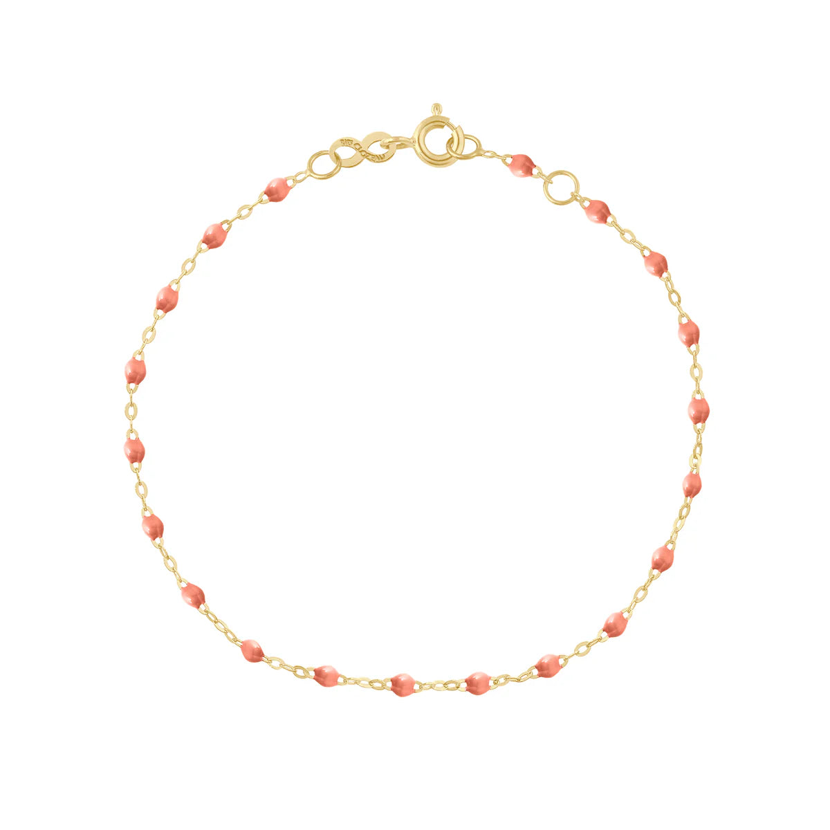 Bracelet Gigi Classique Saumon or jaune 17cm