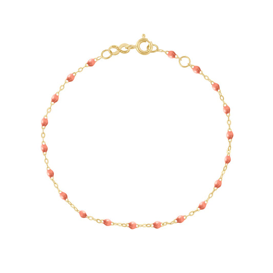 Bracelet Gigi Classique Saumon or jaune 17cm