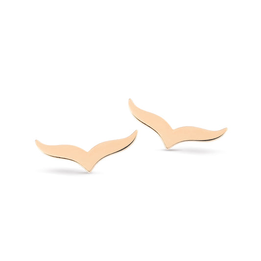 Boucles d'oreilles Wise or rose 18Kt