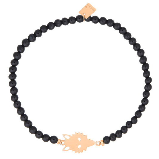 Bracelet Twenty Wolf Onyx or rose 18Kt