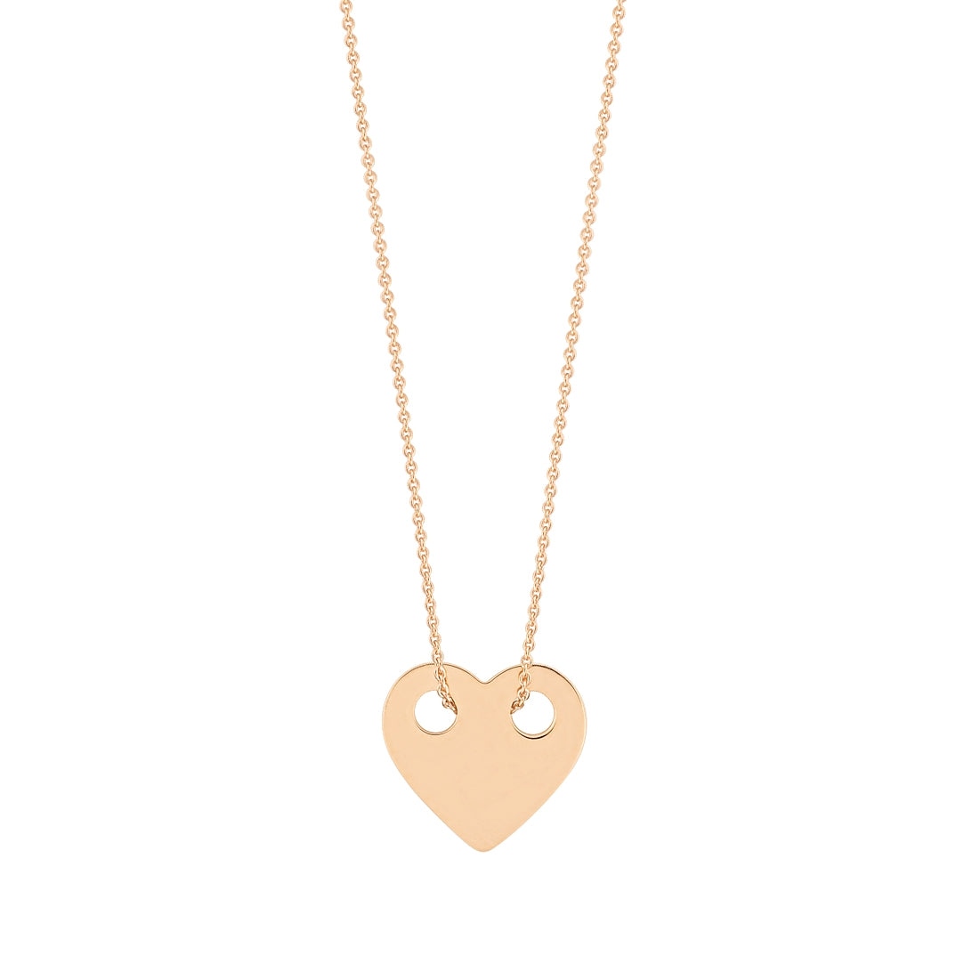Collier Minis On Chain Heart or rose 18Kt