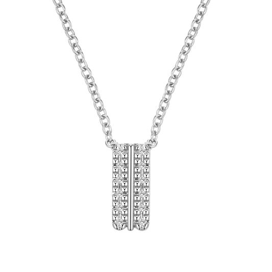 Pendentif Elaine argent et diamants