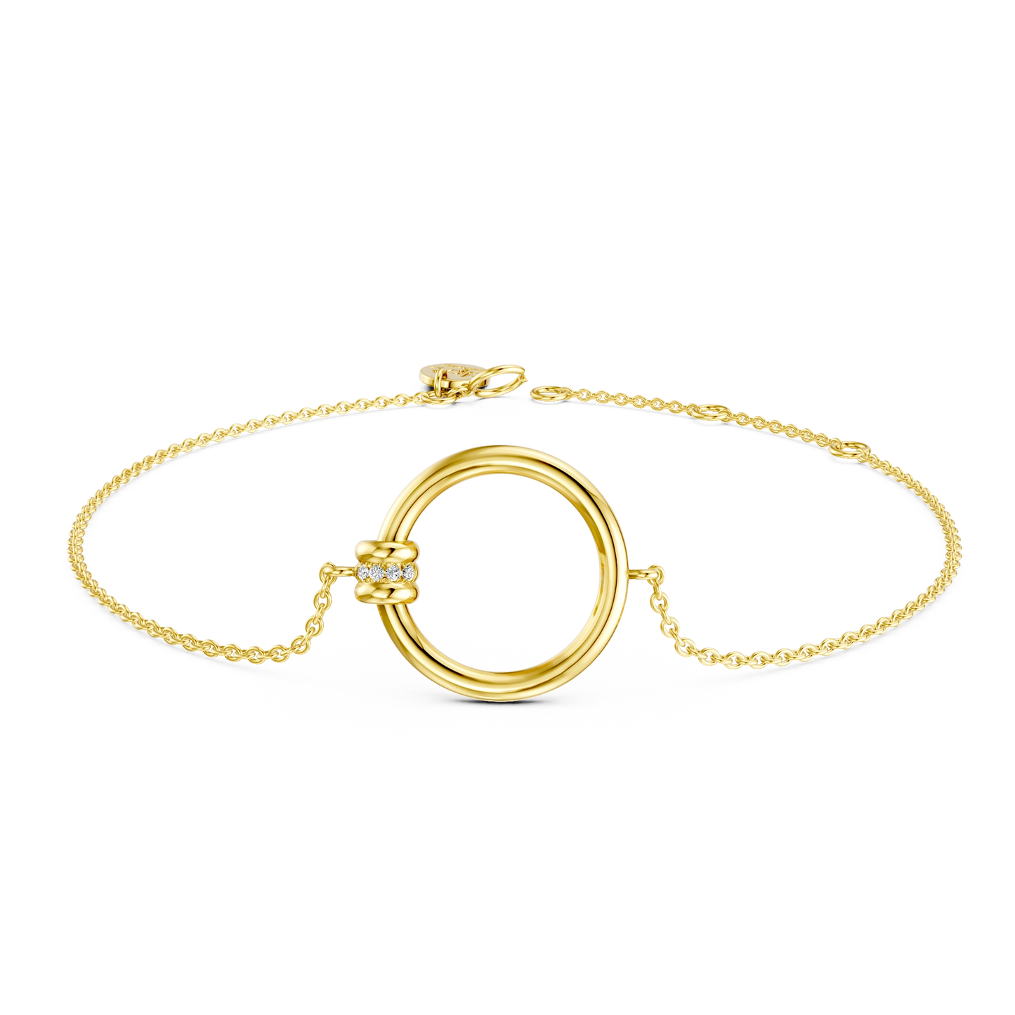 Bracelet Hardy PVD doré et diamants