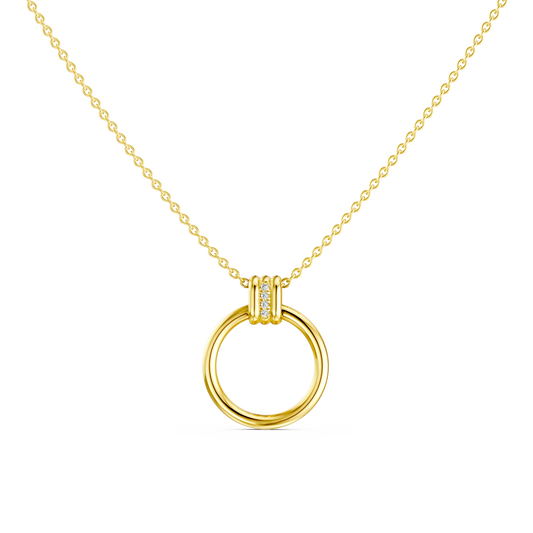 Pendentif Hardy PVD doré et diamants