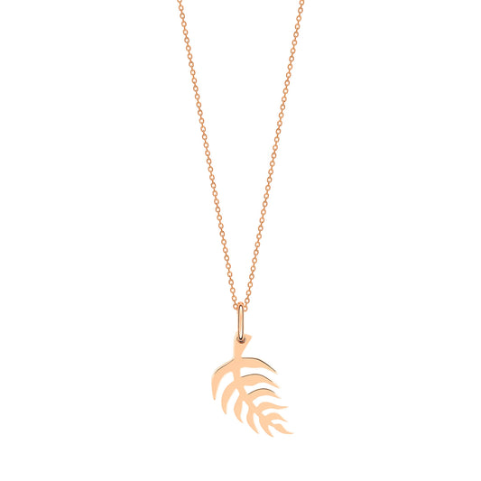 Collier Palms mini or rose 18Kt