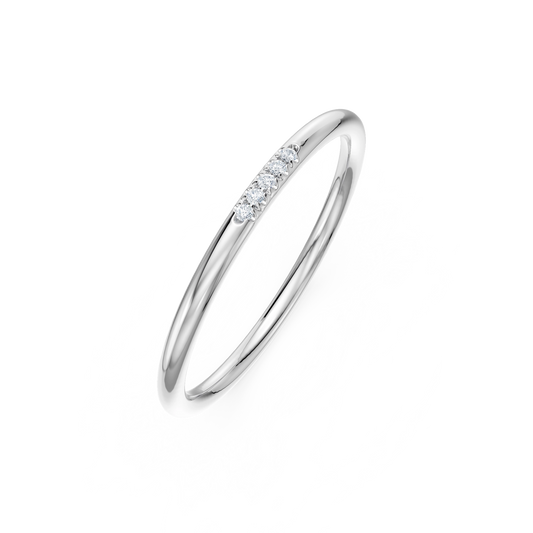 Bague Raya argent et diamants