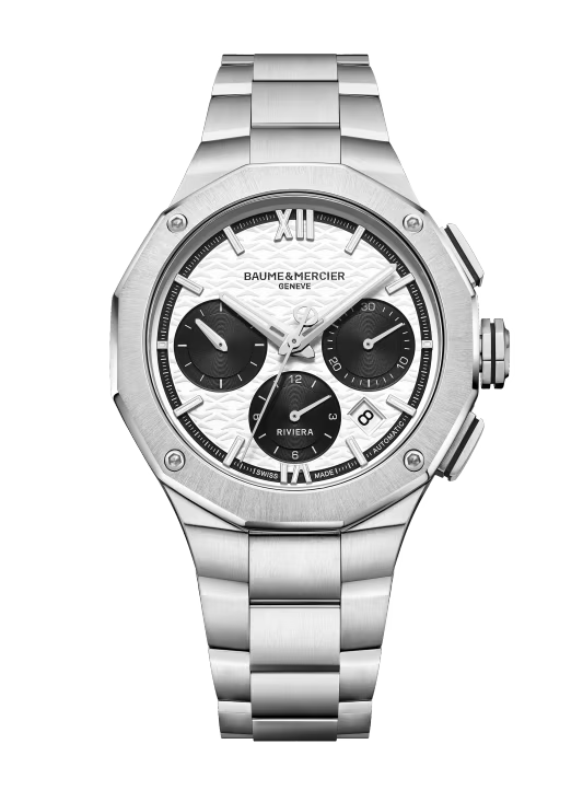 Montre Riviera acier chronographe