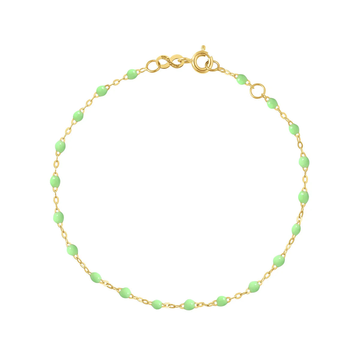 Bracelet Gigi Classique Anis or jaune 17cm