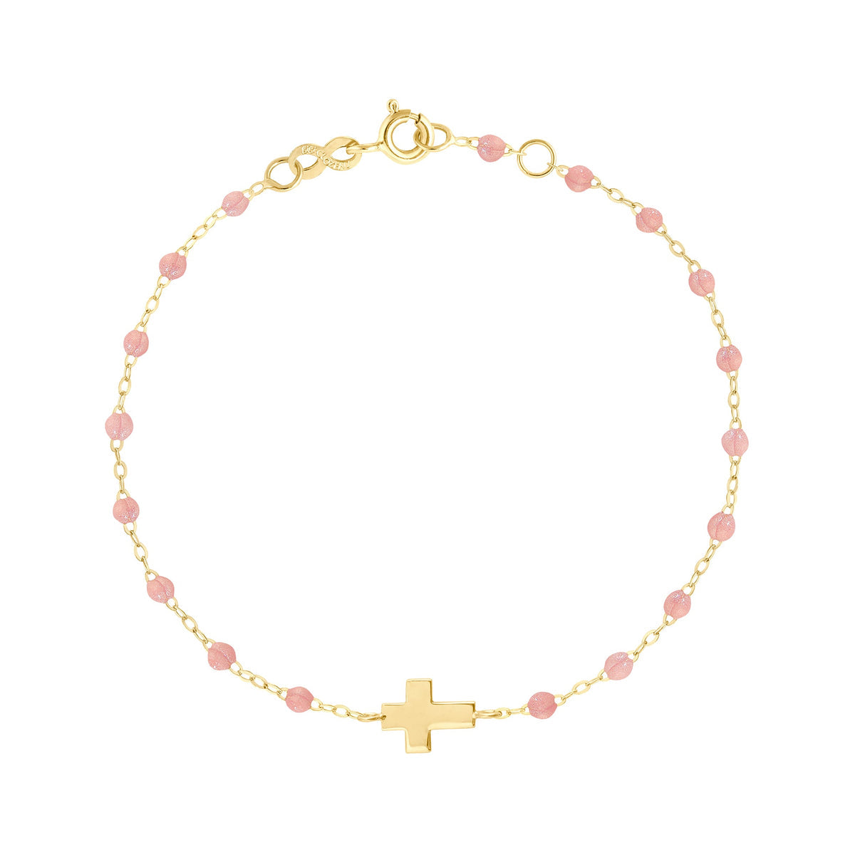 Bracelet Blush Croix or jaune 17cm