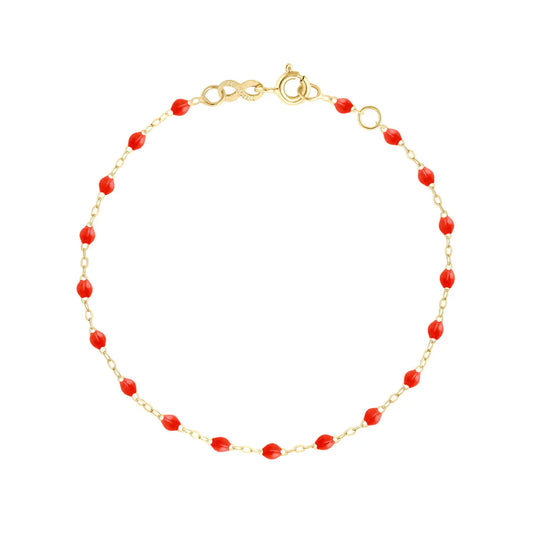Bracelet Gigi Classique Corail or jaune 17cm
