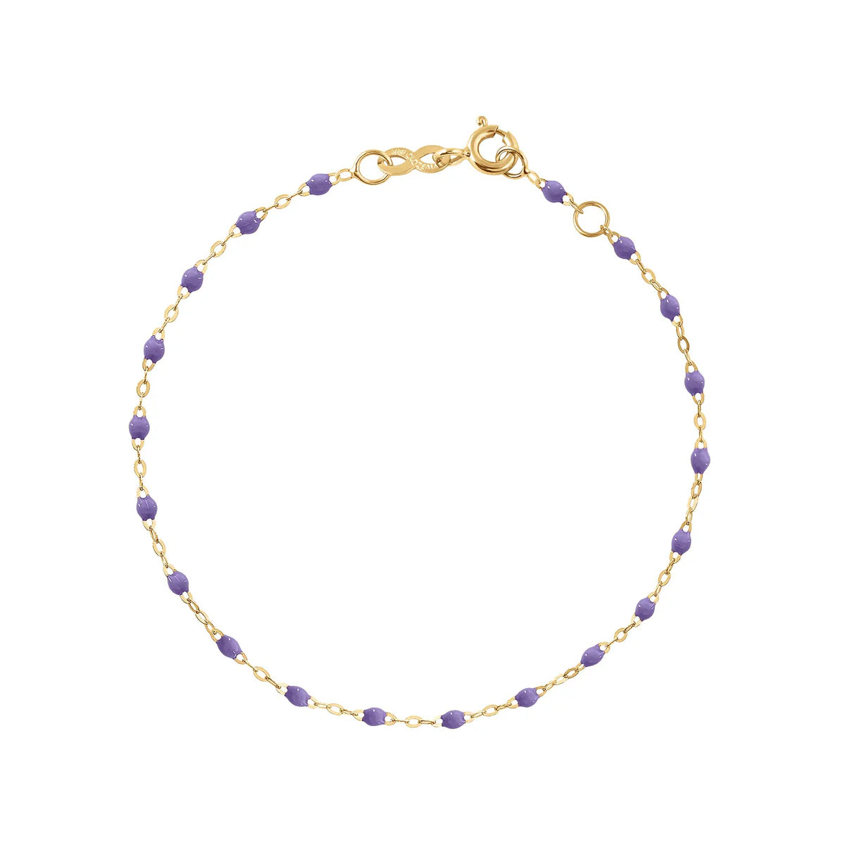 Bracelet Gigi Classique Mauve or jaune 17cm