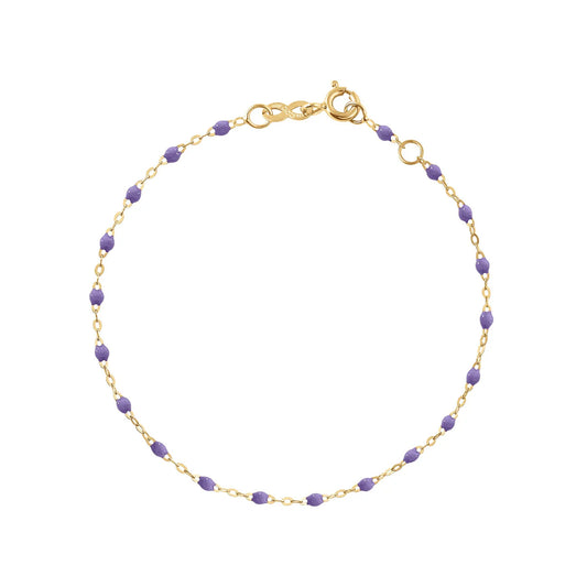 Bracelet Gigi Classique Mauve or jaune 17cm