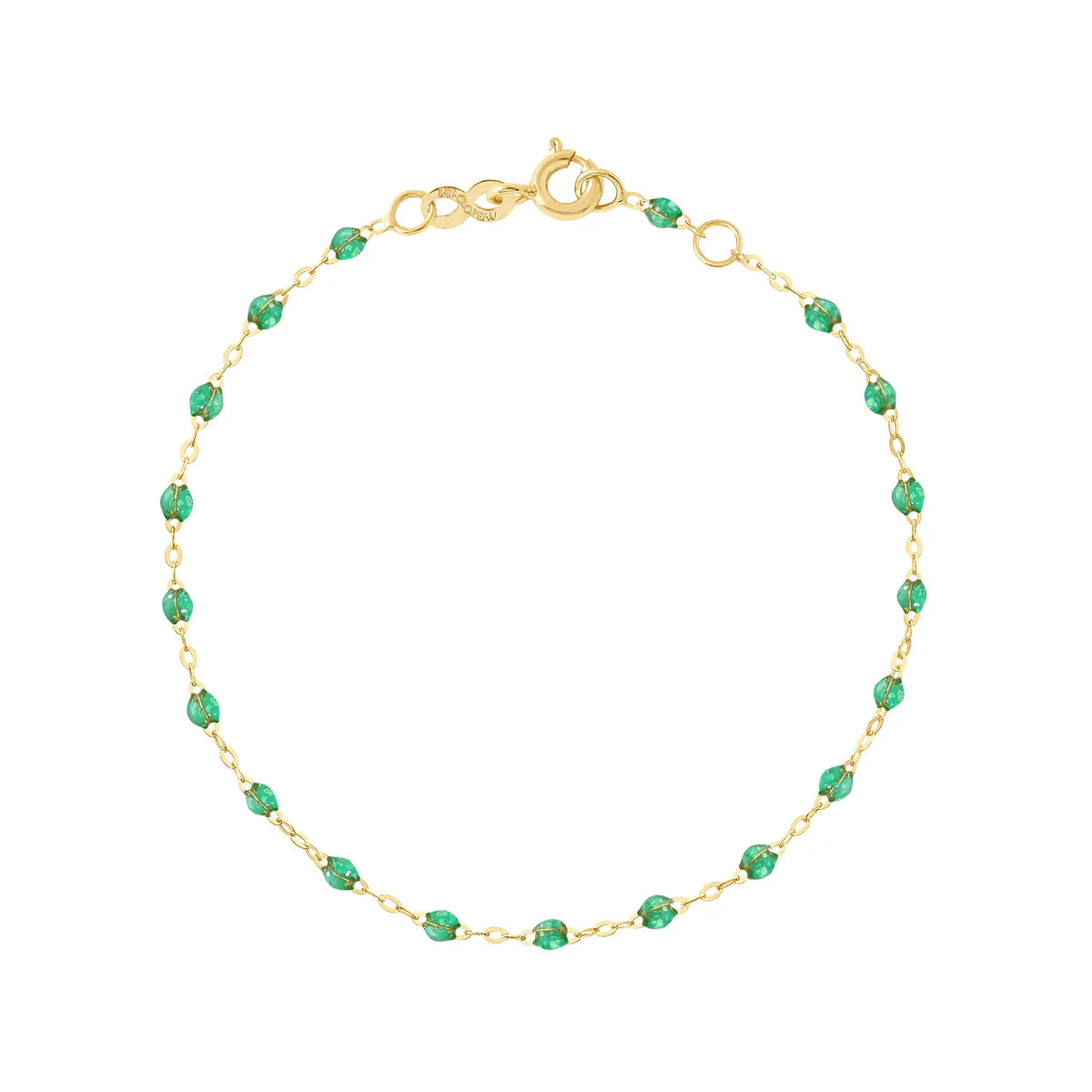 Bracelet Gigi Classique Menthe or jaune 17cm
