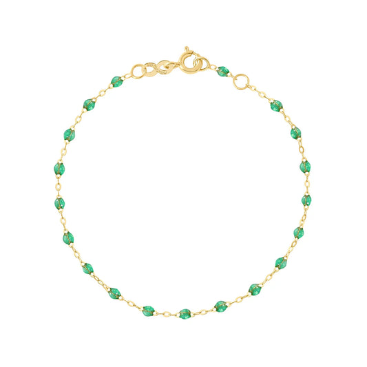 Bracelet Gigi Classique Menthe or jaune 17cm