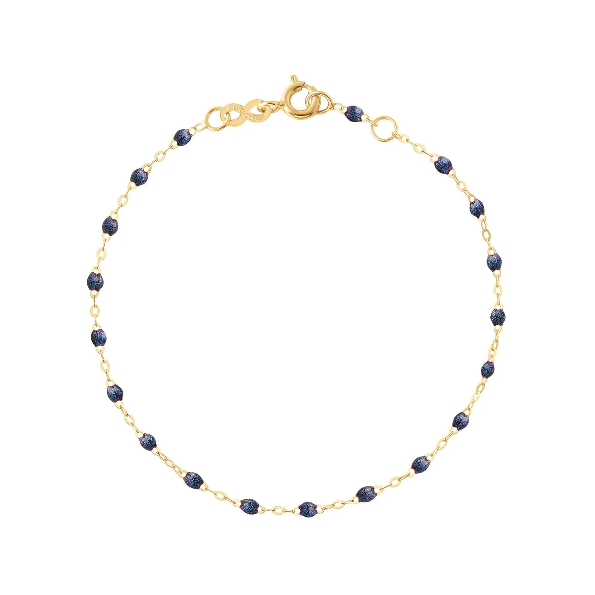 Bracelet Gigi Classique Nuit or jaune 17cm