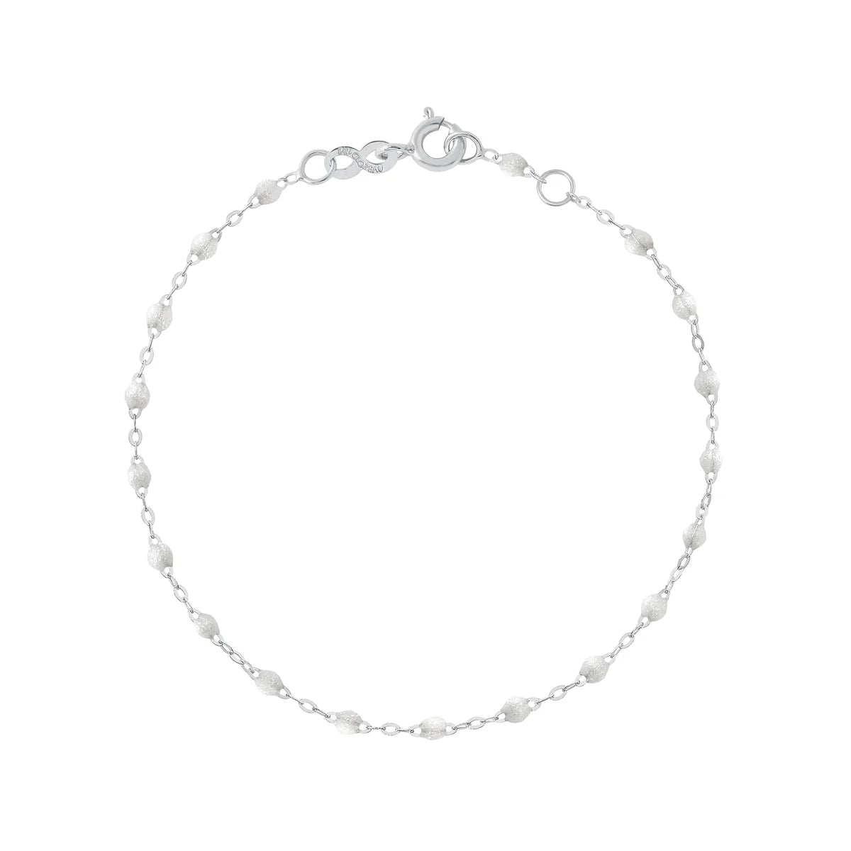Bracelet Gigi Classique Opale or blanc 17cm