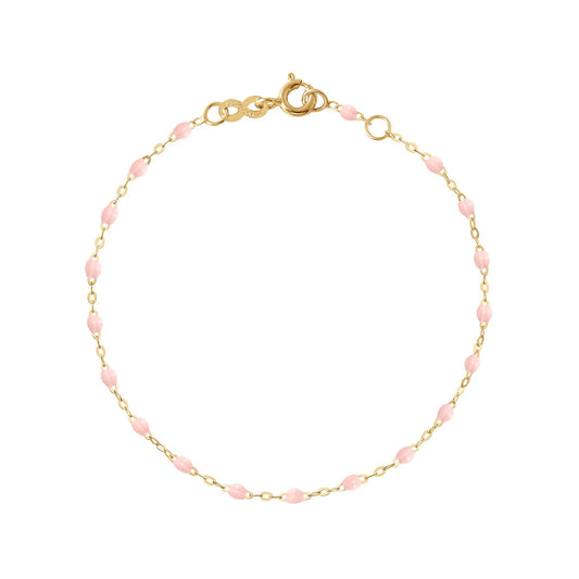 Bracelet Gigi Classique Rose Bébé or jaune 17cm