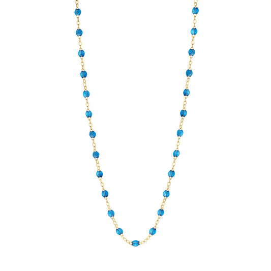 Collier Gigi Classique Azur or jaune 50cm
