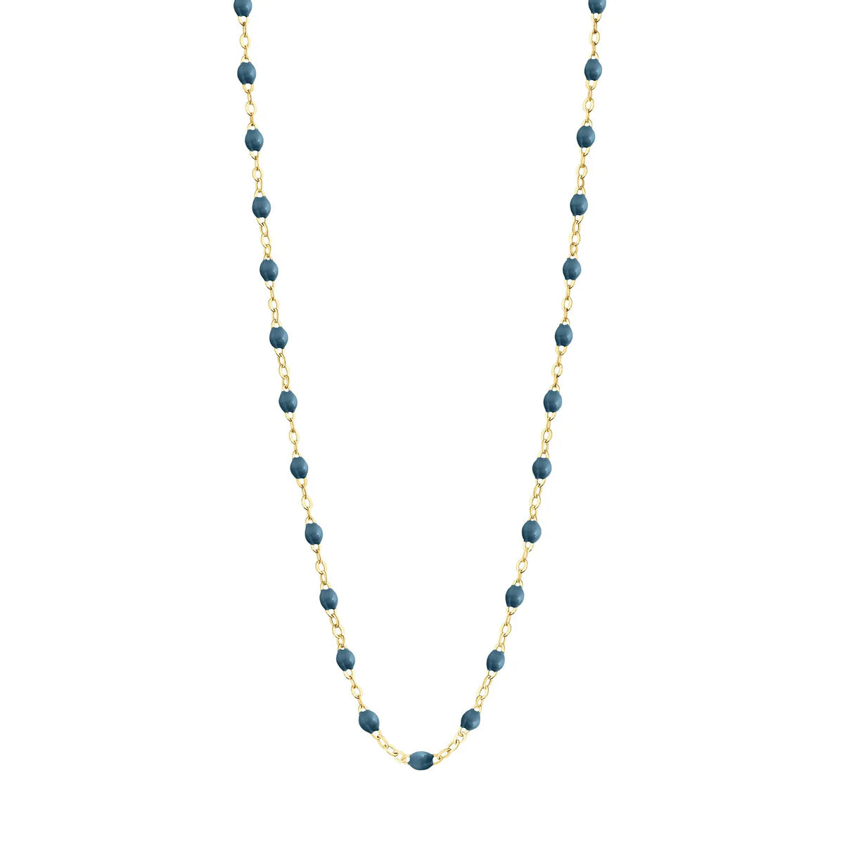 Collier Gigi Classique Céleste or jaune 42cm