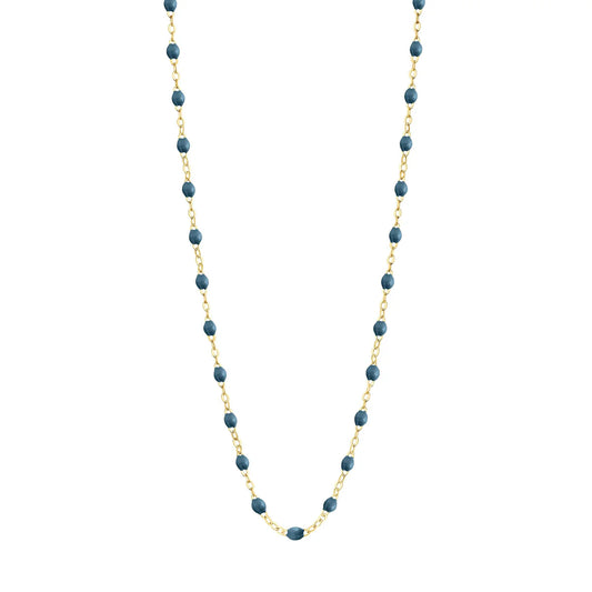 Collier Gigi Classique Céleste or jaune 42cm