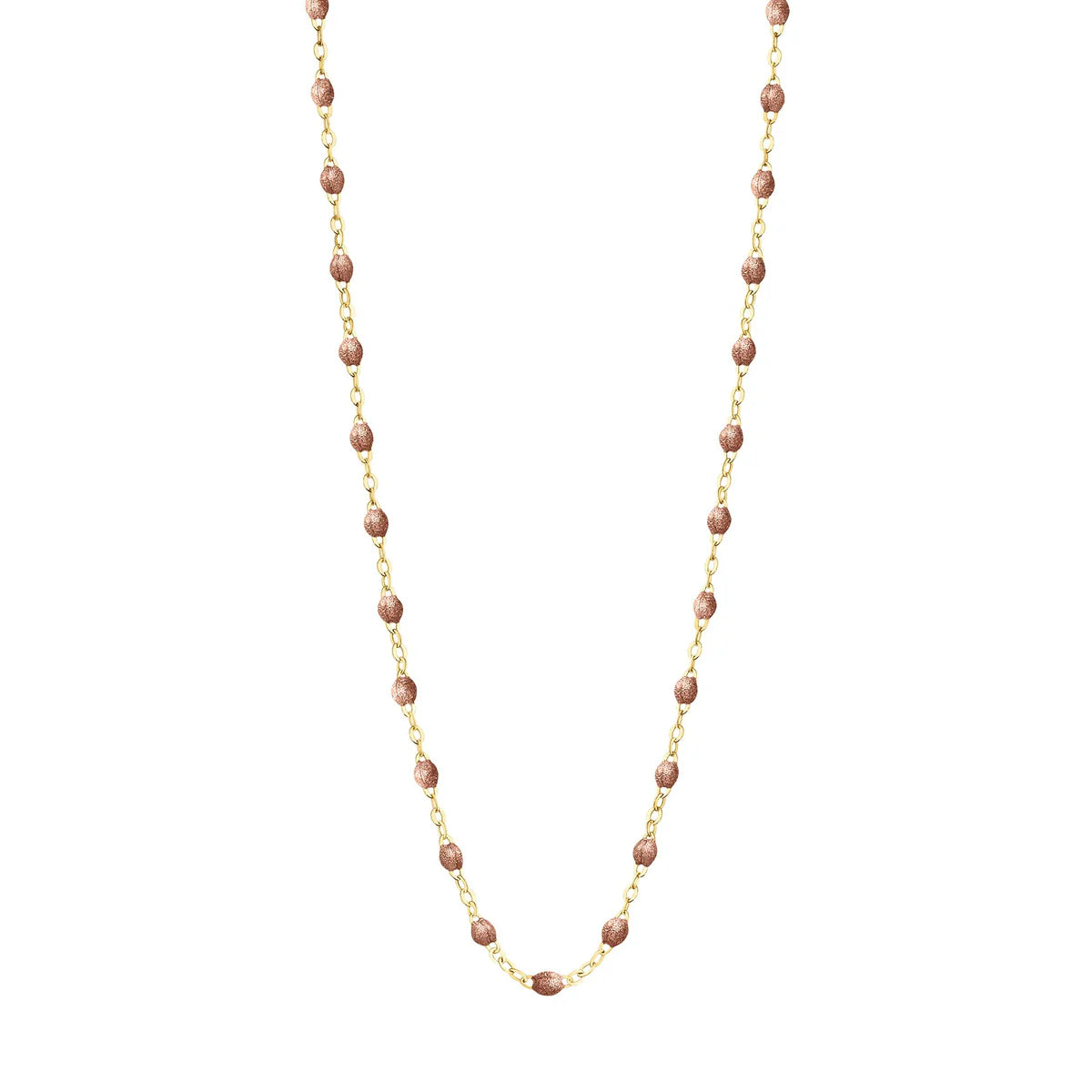 Collier Gigi Classique Cuivre or jaune 45cm