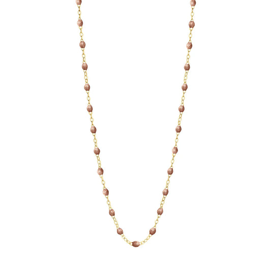 Collier Gigi Classique Cuivre or jaune 45cm