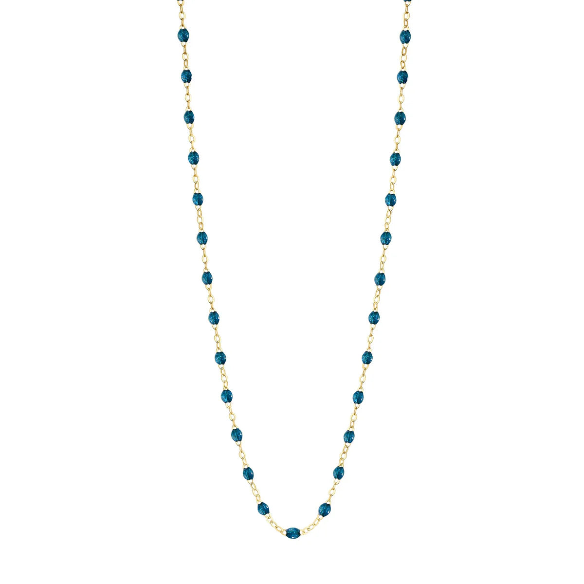 Collier Gigi Classique Jungle or jaune 45cm