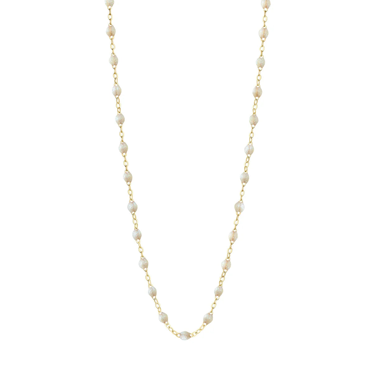 Collier Gigi Classique Opale or jaune 45cm