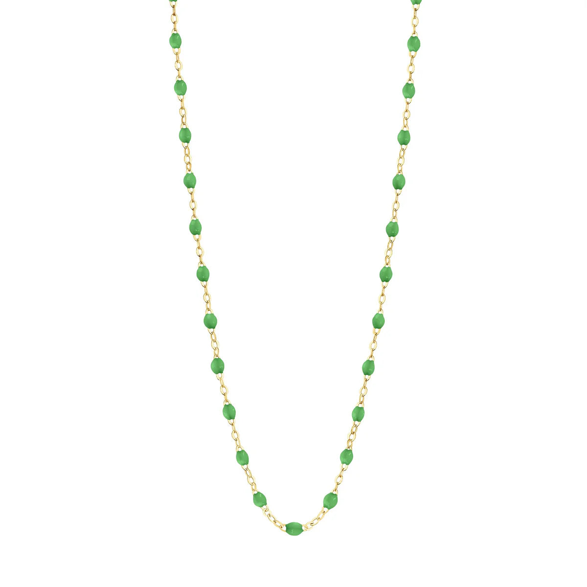 Collier Gigi Classique Prairie or jaune 42cm