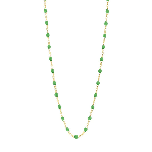 Collier Gigi Classique Prairie or jaune 42cm